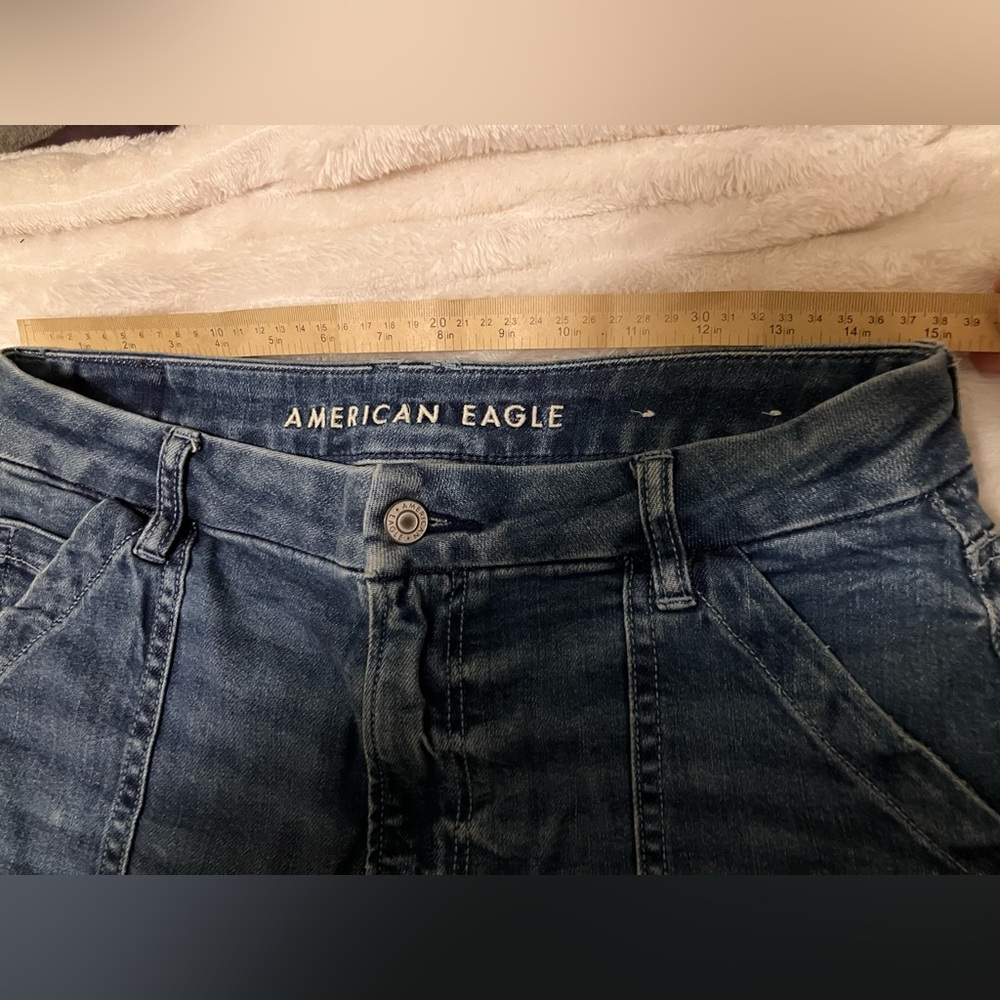 Dreamy Drape Stretch Curvy Super High-Waisted Baggy Wide Leg Jeans - Picture 3 of 15